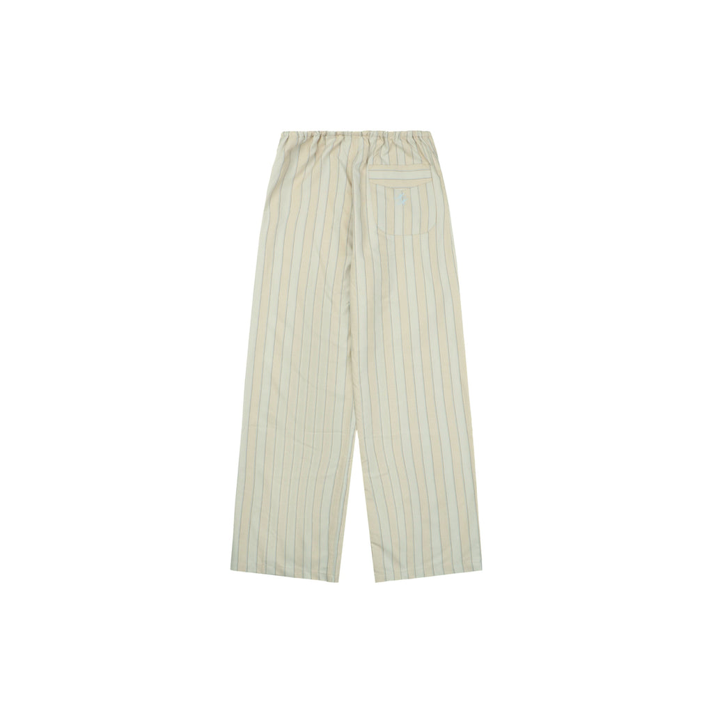 Maison Margiela Vertical Stripe Trousers — Cream