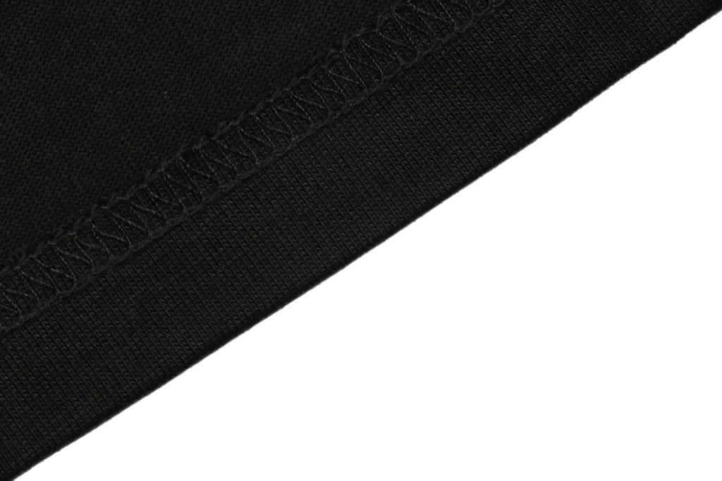 We11done Heart WE Letter Appliqué Embroidered Short Sleeve Tee — Black