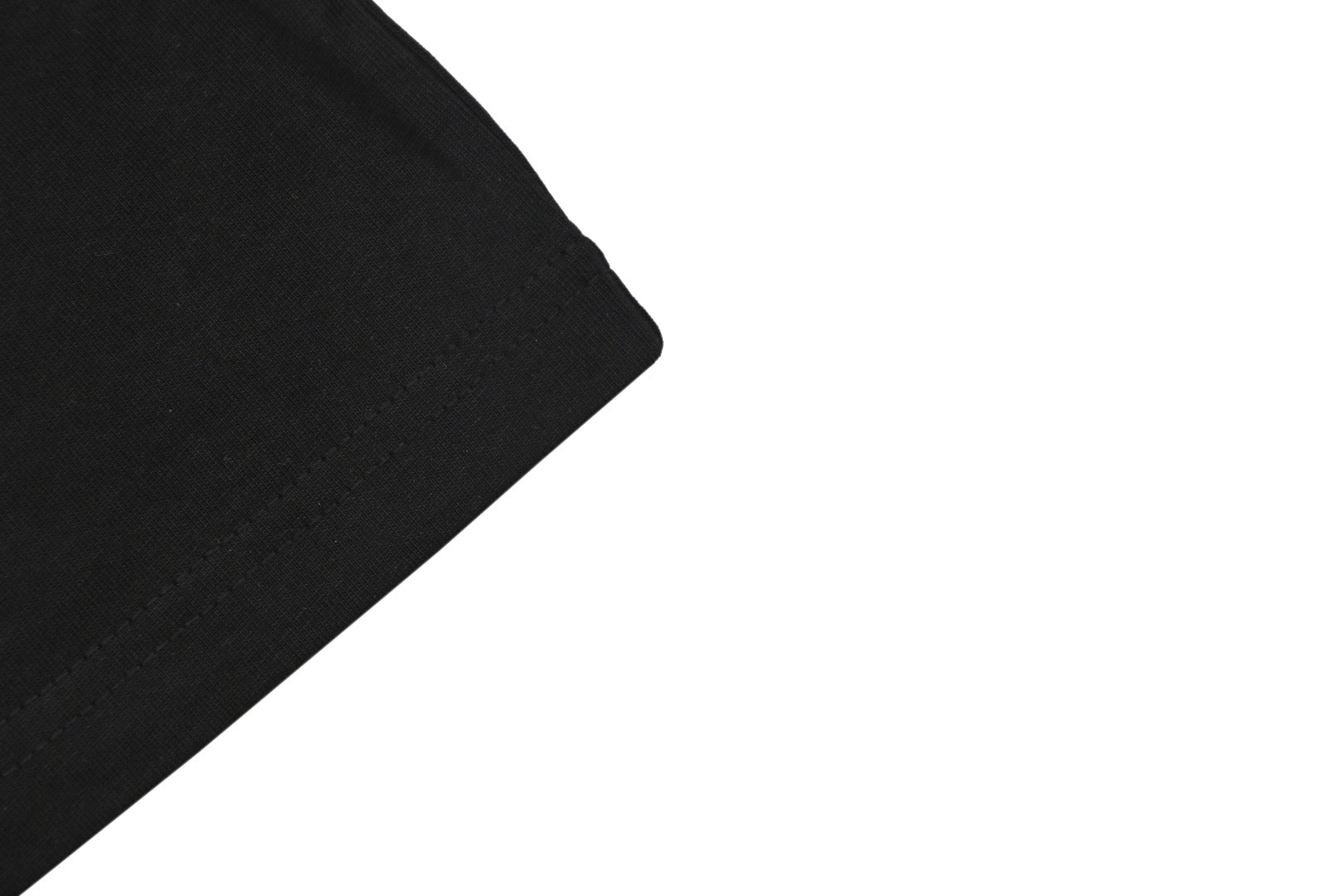 Moncler Letter Ribbed Collar Short Sleeve Tee — Black
