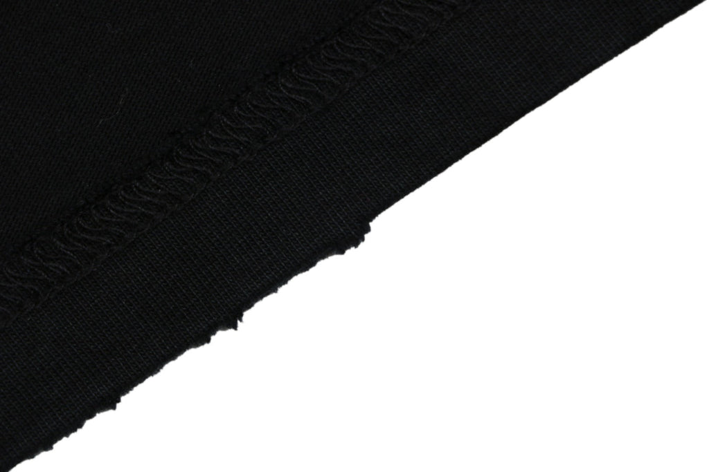 Chrome Hearts Smoke Sanskrit Scroll Embroidered Short Sleeve Tee — Black