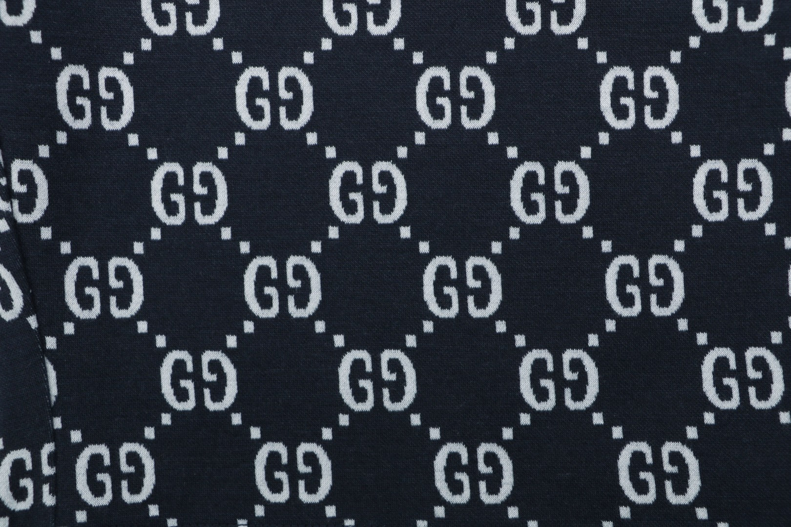 Gucci GG Jacquard Red Web Stripe Shorts — Navy