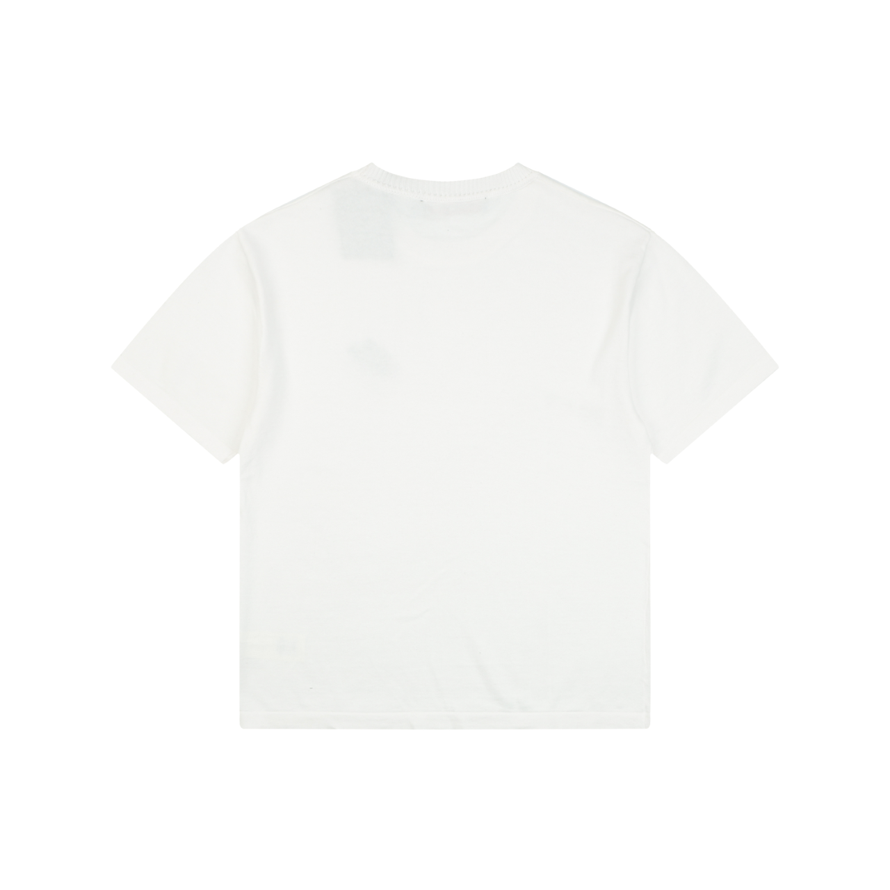 Louis Vuitton Safety Pin Letter Embroidered Knit Short Sleeve Tee — White