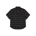Chrome Hearts Plaid Short Sleeve Shirt — Black / Red / White