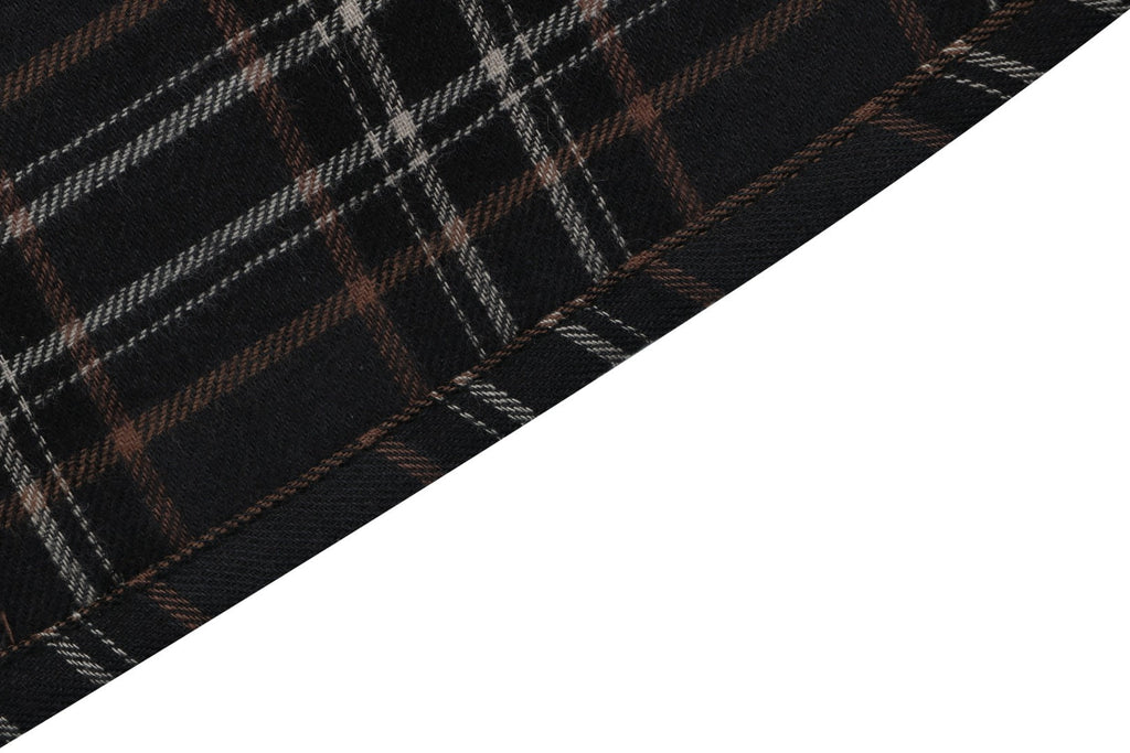 Chrome Hearts Plaid Short Sleeve Shirt — Black / Red / White