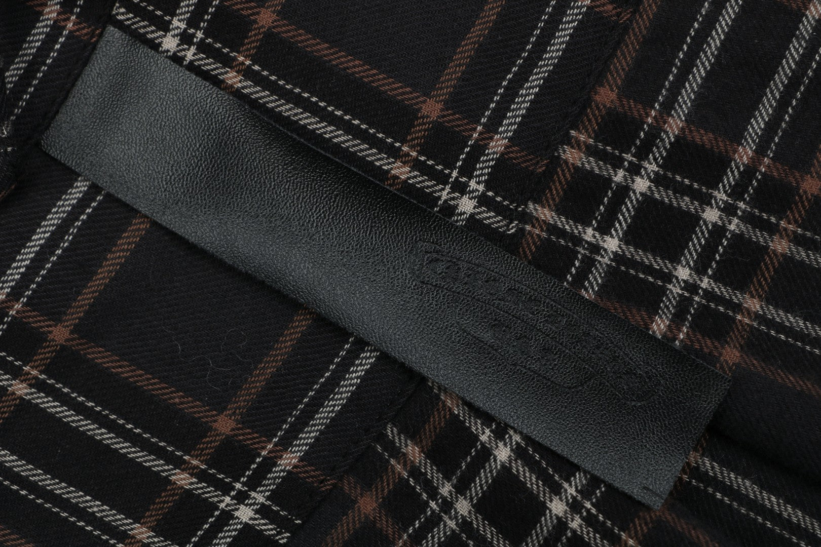 Chrome Hearts Plaid Short Sleeve Shirt — Black / Red / White