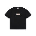 Supreme Plaid Box Logo Short Sleeve Tee — Black