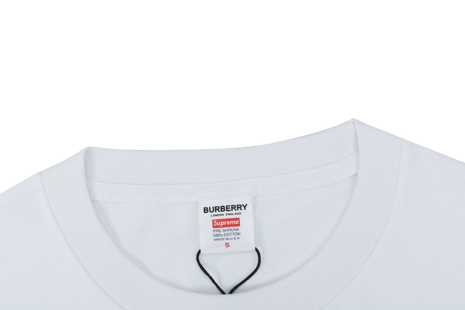 Supreme Plaid Box Logo Short Sleeve Tee — White