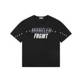 Moncler × Fragment Orbit Star Letter Print Short Sleeve Tee — Black