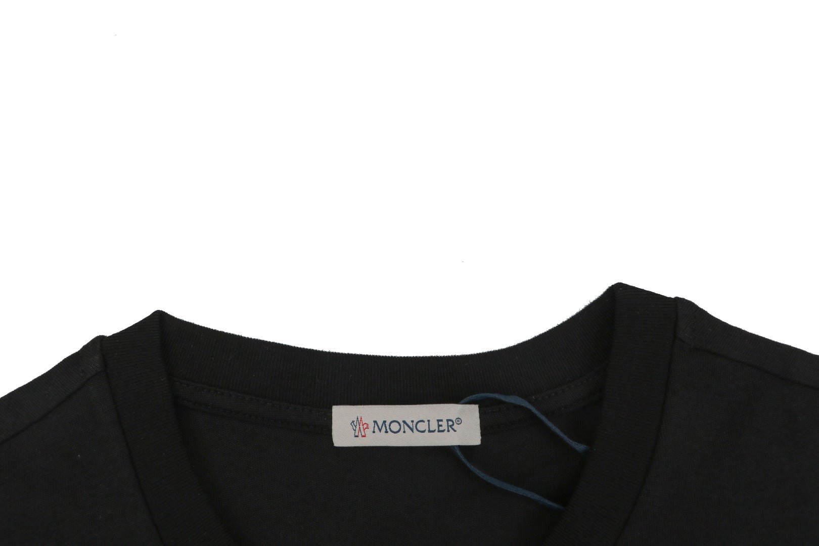 Moncler × Fragment Orbit Star Letter Print Short Sleeve Tee — Black