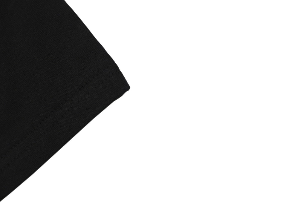 Moncler × Fragment Orbit Star Letter Print Short Sleeve Tee — Black