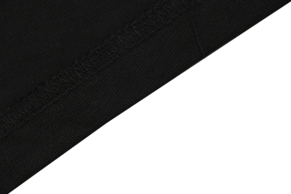 Moncler × Fragment Orbit Star Letter Print Short Sleeve Tee — Black