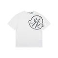 Moncler × 1017 ALYX 9SM Shield Trident Logo Print Short Sleeve Tee — White