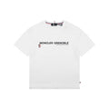 Moncler Grenoble Coordinate Letter Print Short Sleeve Tee — White