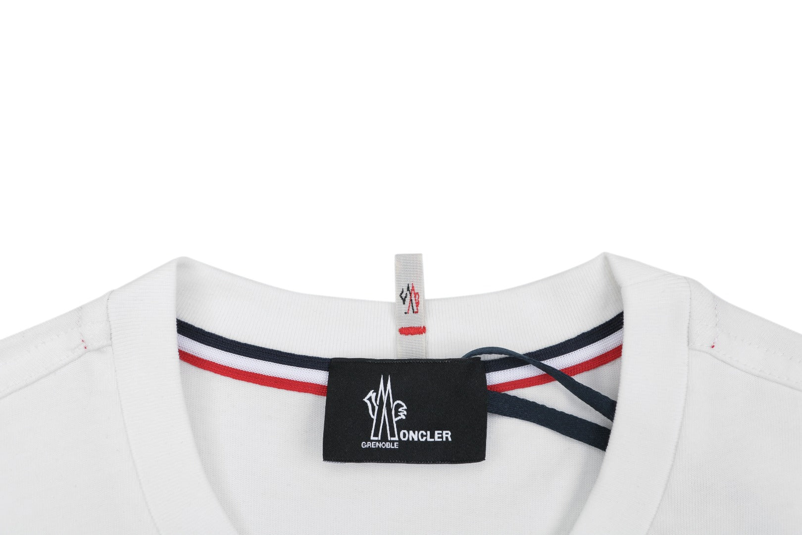 Moncler Grenoble Coordinate Letter Print Short Sleeve Tee — White