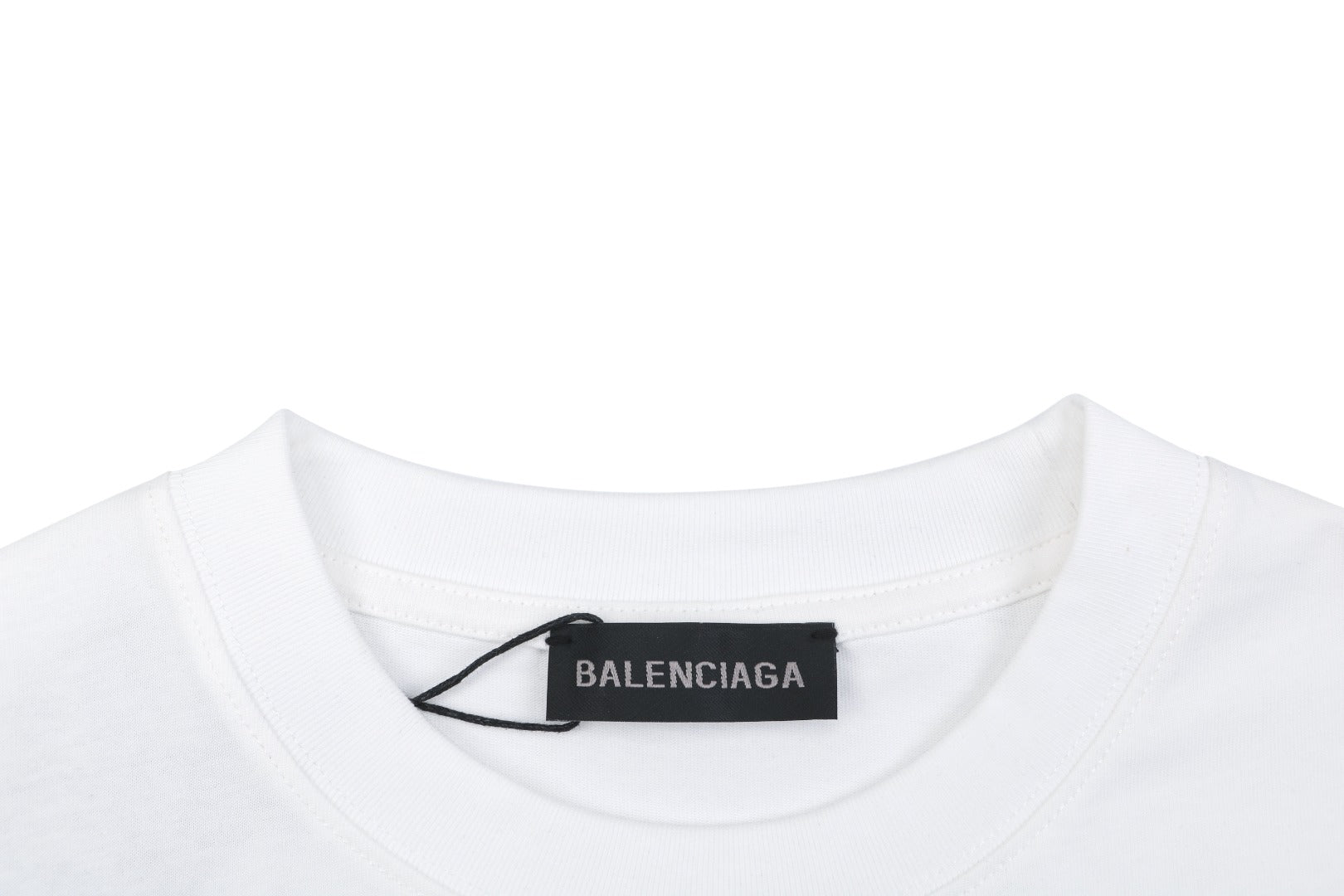 Balenciaga WFP World Food Programme Letter Print Short Sleeve Tee — White