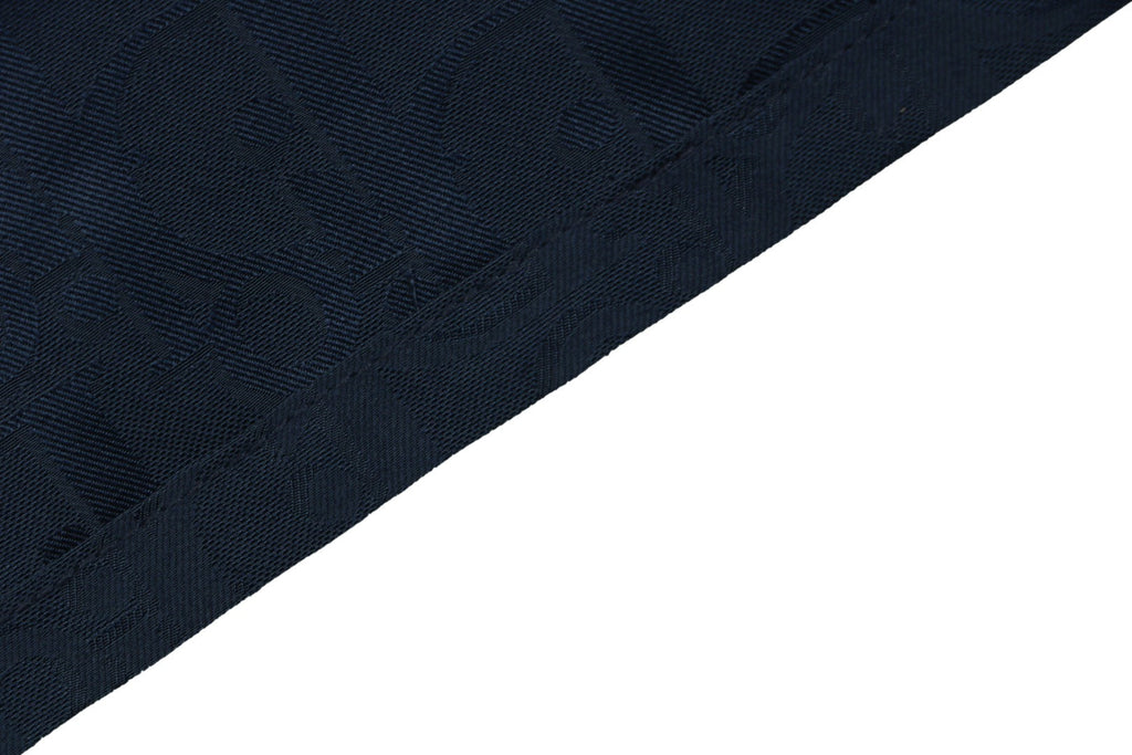 Dior All-Over Dior Oblique Jacquard Short Sleeve Woven Shirt — Navy