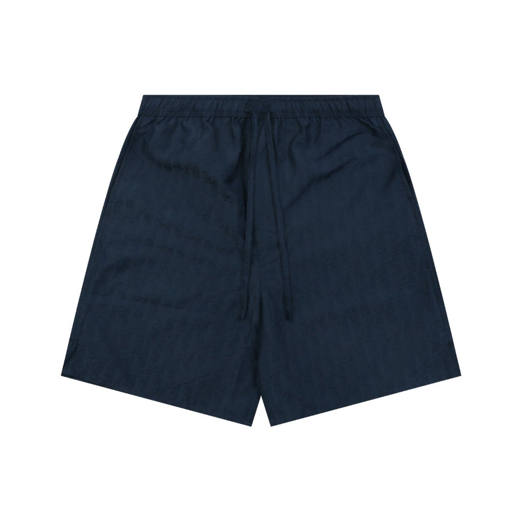 Dior All-Over Dior Oblique Jacquard Woven Shorts — Navy