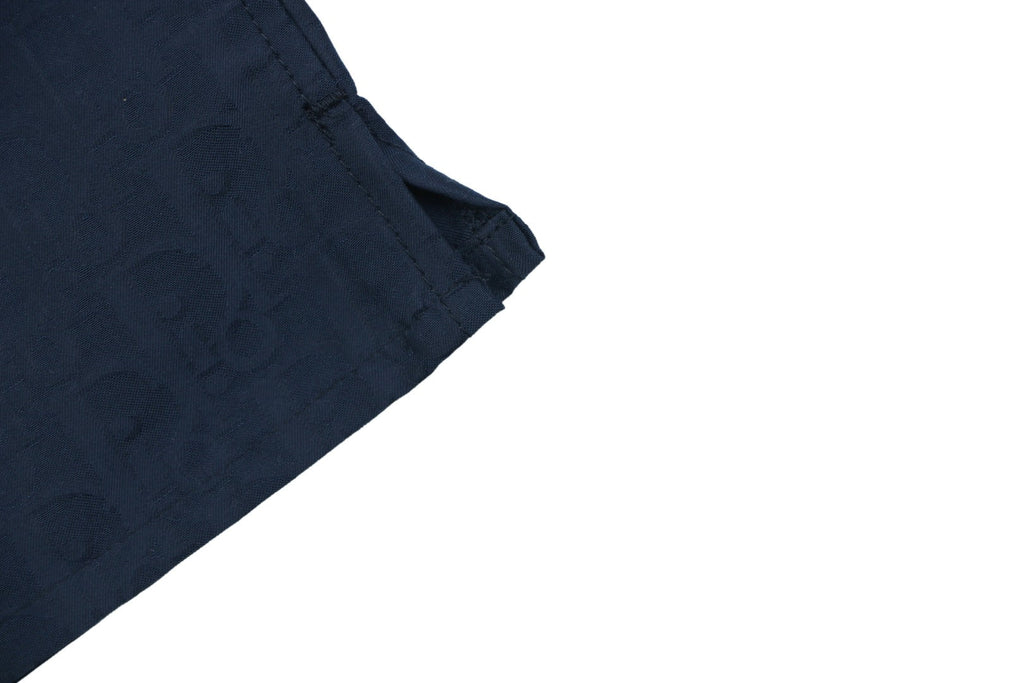 Dior All-Over Dior Oblique Jacquard Woven Shorts — Navy