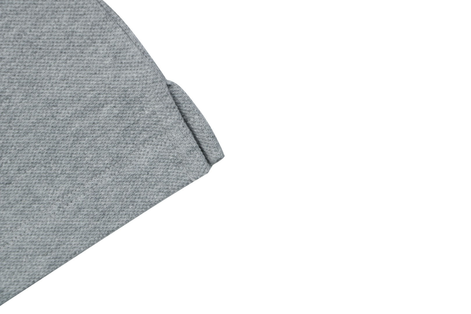 AMI Paris Ami de Coeur Contrast Collar Polo Short Sleeve — Grey