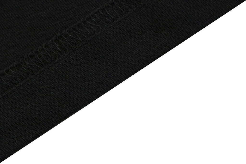 Dior Front & Back Signature Script Embroidered Short Sleeve Tee — Black