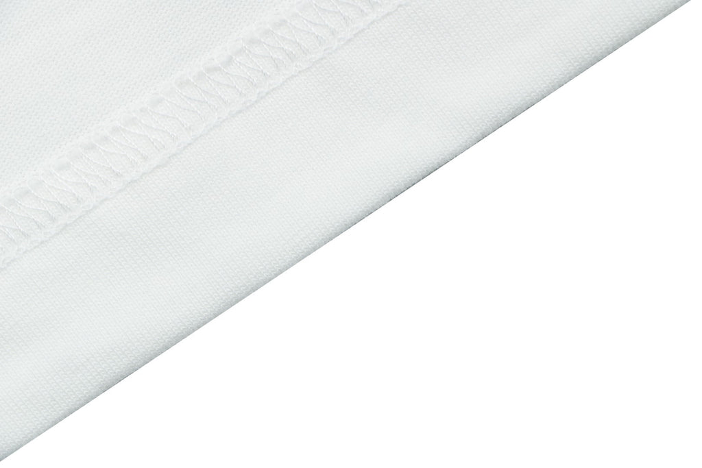 Dior Front & Back Signature Script Embroidered Short Sleeve Tee — White