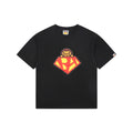 BAPE Baby Milo Superman Print Short Sleeve Tee — Black