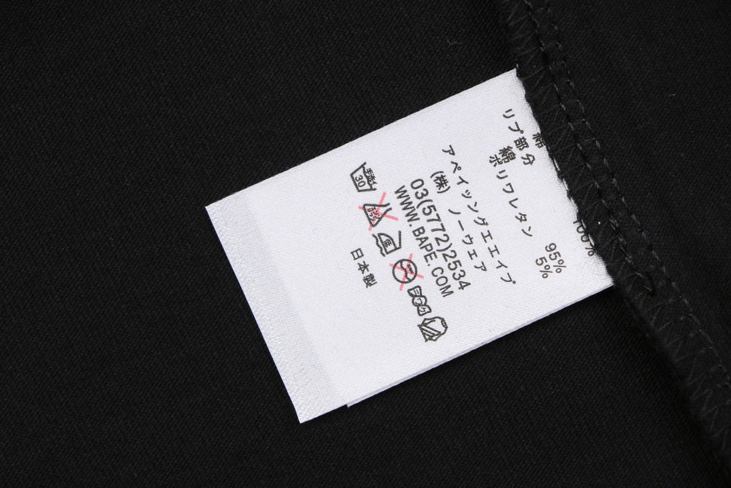 BAPE Baby Milo Superman Print Short Sleeve Tee — Black