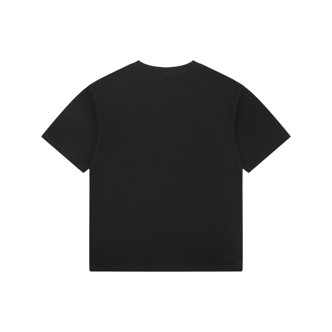 BAPE Baby Milo Superman Print Short Sleeve Tee — Black