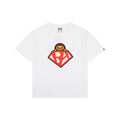 BAPE Baby Milo Superman Print Short Sleeve Tee — White
