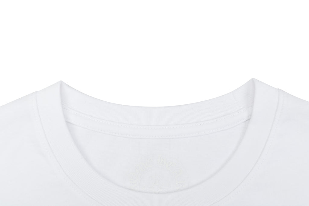 Chrome Hearts Miami Colorful Cross Fleur Long Sleeve Tee – White