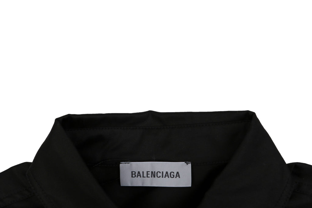 Balenciaga 520 Label Sticker Print Short Sleeve Shirt