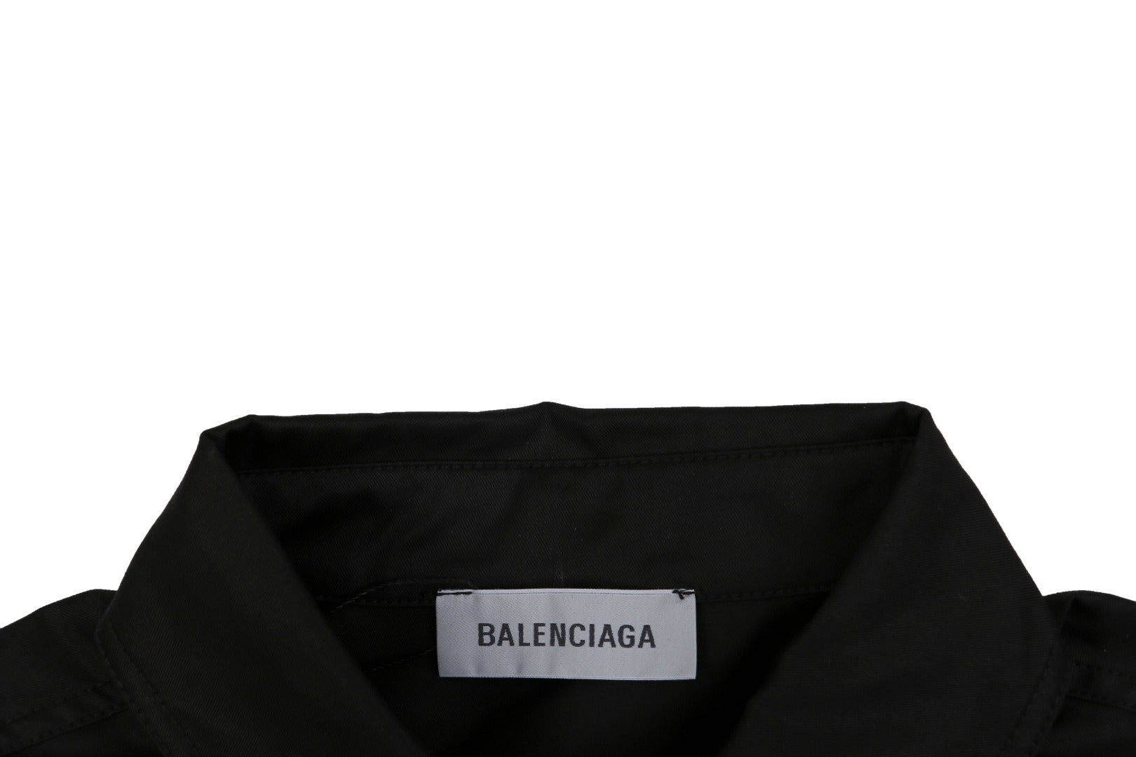 Balenciaga 520 Label Sticker Print Short Sleeve Shirt