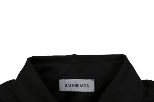 Balenciaga 520 Label Sticker Print Short Sleeve Shirt