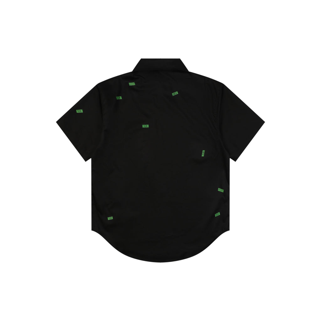 Balenciaga 520 Label Sticker Print Short Sleeve Shirt