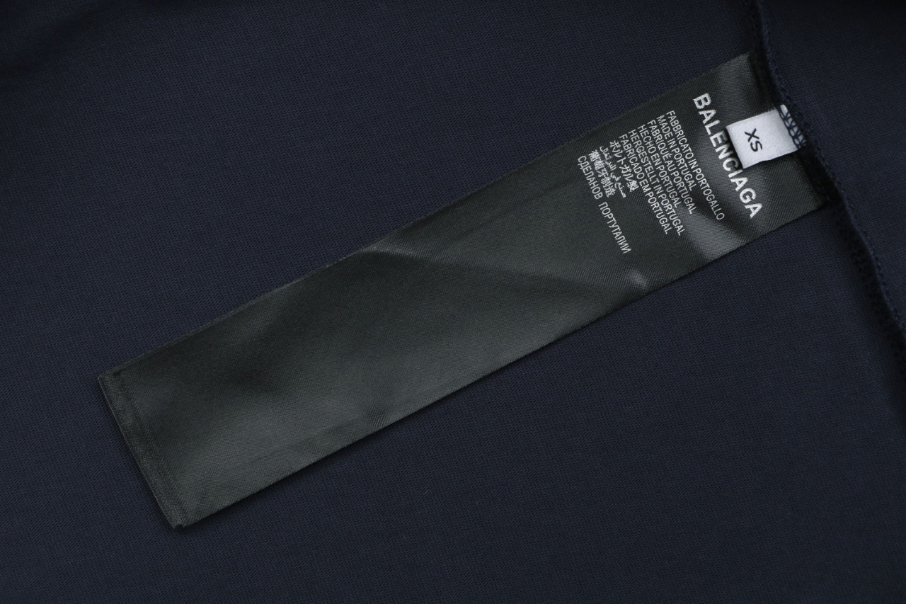 Balenciaga x Manchester United Cotton Crest Short Sleeve Tee – Navy