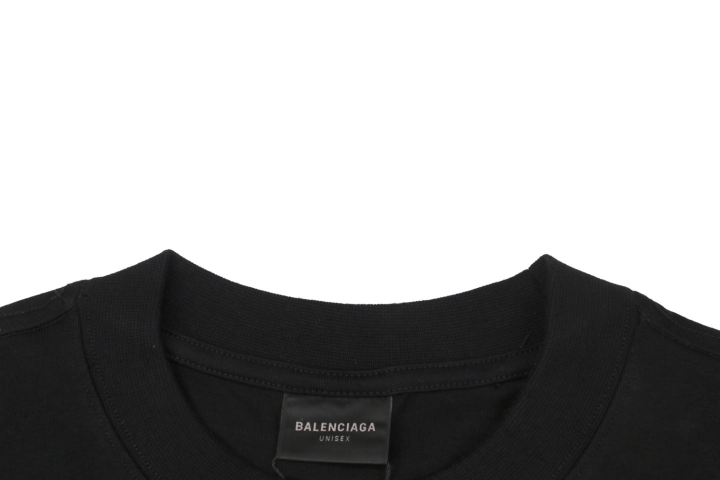 Balenciaga 24SS IB Activewear Silver Reflective Print Short Sleeve Tee