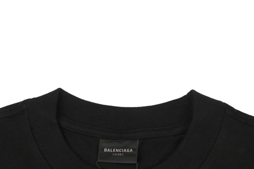 Balenciaga 24SS IB Activewear Silver Reflective Print Short Sleeve Tee