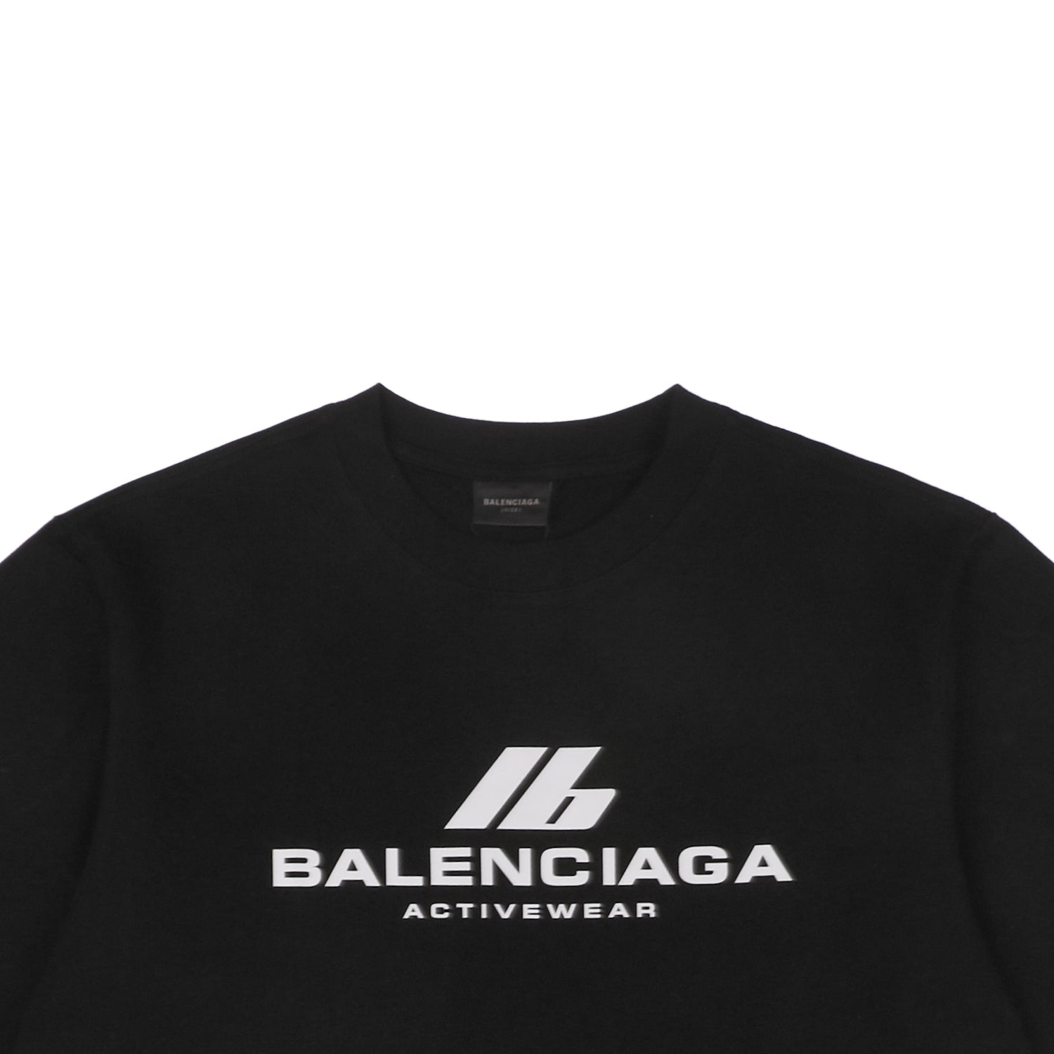 Balenciaga 24SS IB Activewear Silver Reflective Print Short Sleeve Tee