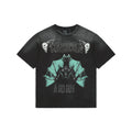 Saint Michael Corkscrew A Go Go Upside-Down Bat Graphic Print Short Sleeve Tee