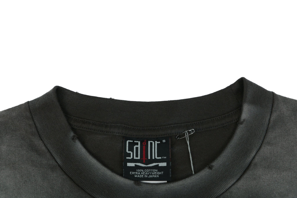 Saint Michael Corkscrew A Go Go Upside-Down Bat Graphic Print Short Sleeve Tee