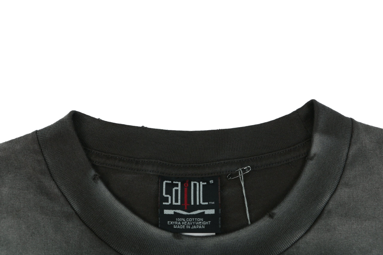 Saint Michael Corkscrew A Go Go Upside-Down Bat Graphic Print Short Sleeve Tee