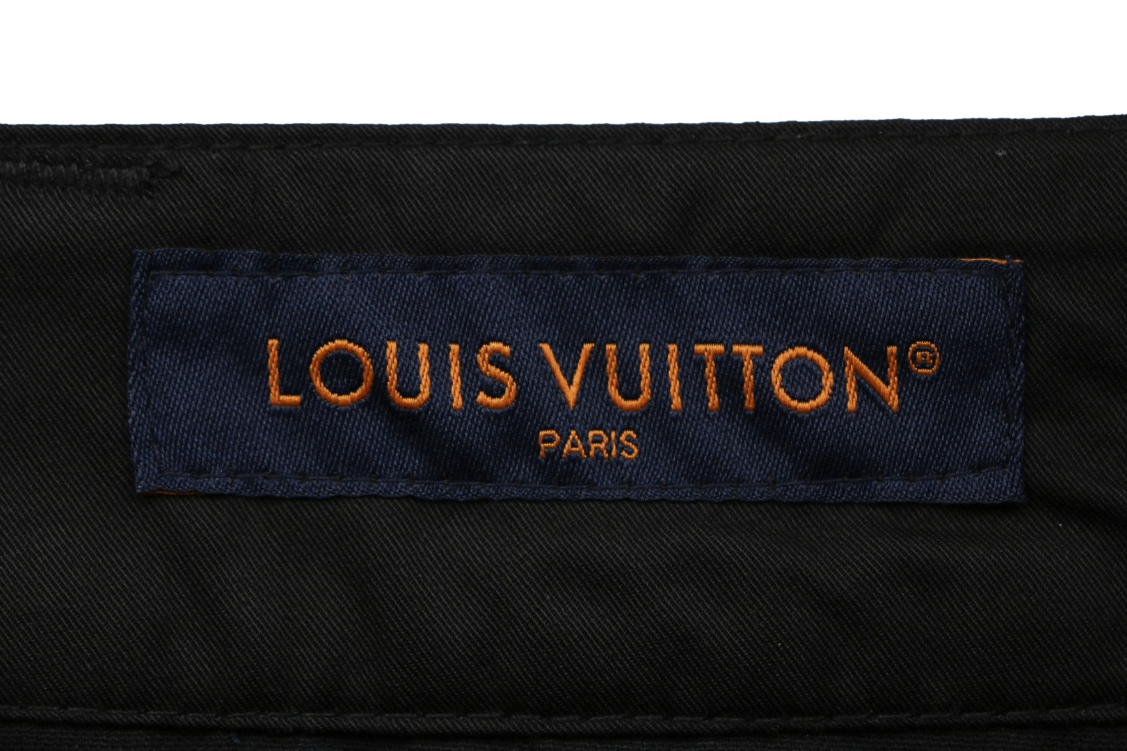 Louis Vuitton Monogram Flower Hardware Straight-Leg Trousers — Black