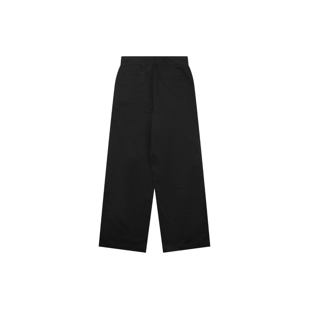 Louis Vuitton Monogram Flower Hardware Straight-Leg Trousers — Black