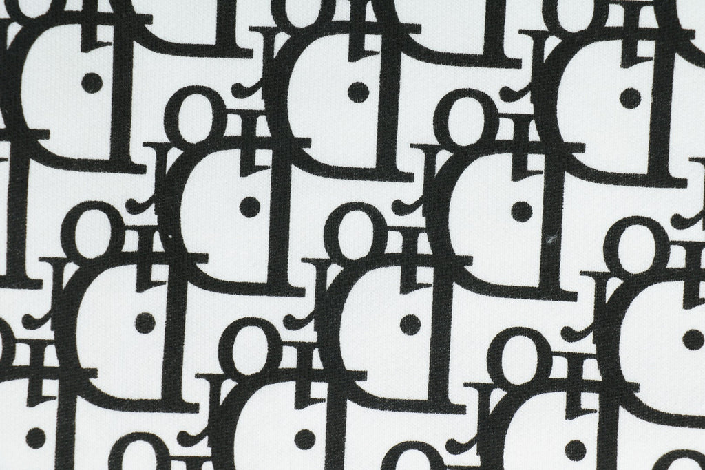 Dior All-Over Oblique Print Side Tape Shorts — White
