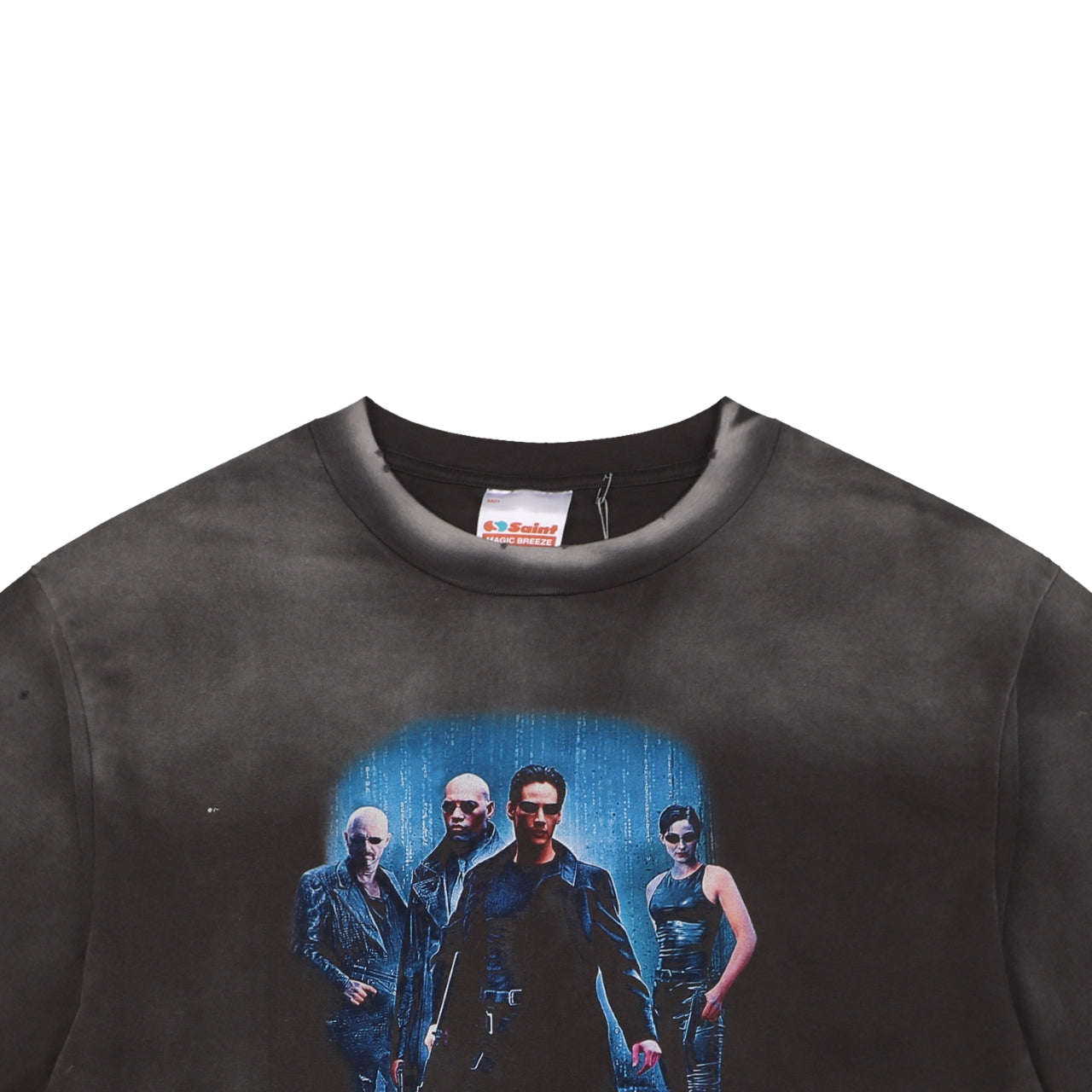 Saint Michael x The Matrix Movie Poster Graphic Print Short Sleeve Tee
