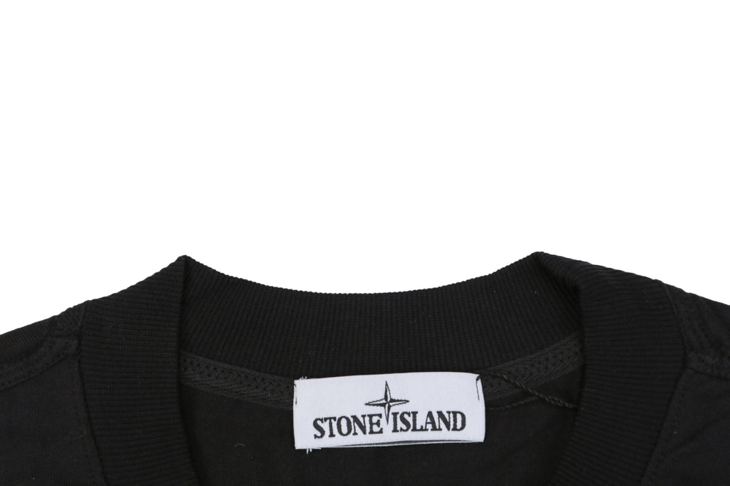 Stone Island Speed Star Logo Print Short Sleeve Tee – Black