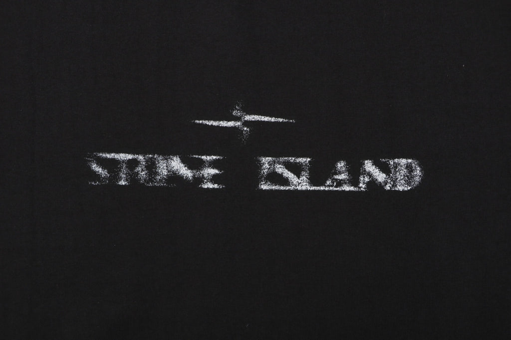 Stone Island Speed Star Logo Print Short Sleeve Tee – Black