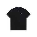 Ralph Lauren Pony Logo Embroidered Polo Short Sleeve — Black