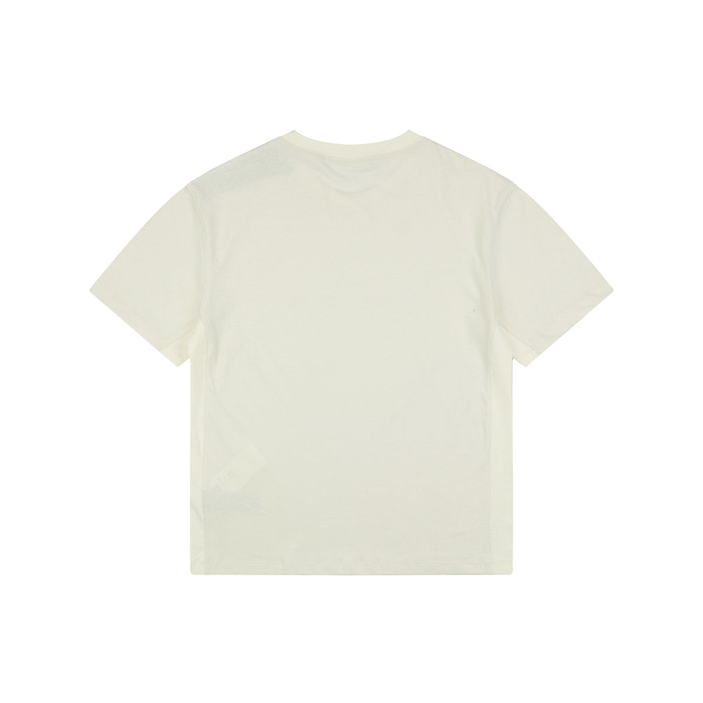 Stone Island Speed Star Logo Print Short Sleeve Tee – Cream