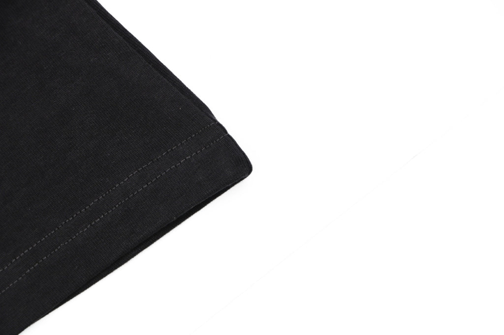 Balenciaga Signature Double BB Logo Print Short Sleeve Tee – Black